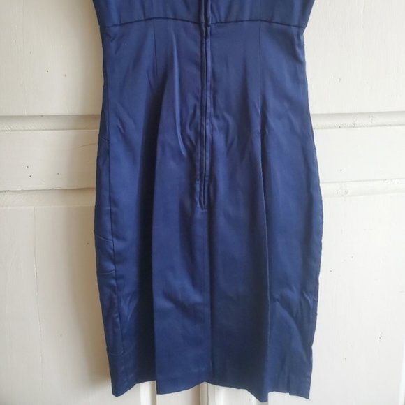 DYNAMITE Blue Cocktail Dress Great alternative to a little black dress. … - Picture 3 of 5